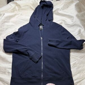 Victoria's Secret Navy Blue Zip-Up Hoodie